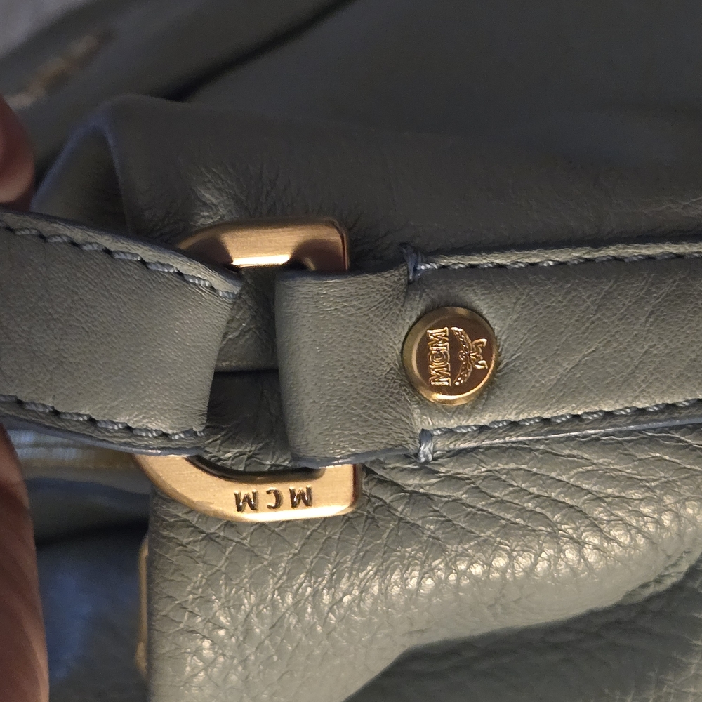 MCM Blue Leather Women's Bag - Picture 4 of 14